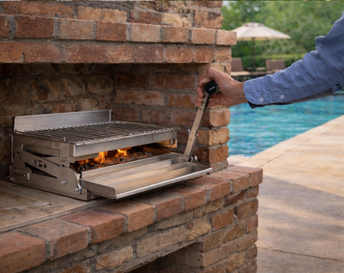 Barbecue M.FOG en bâti extérieur